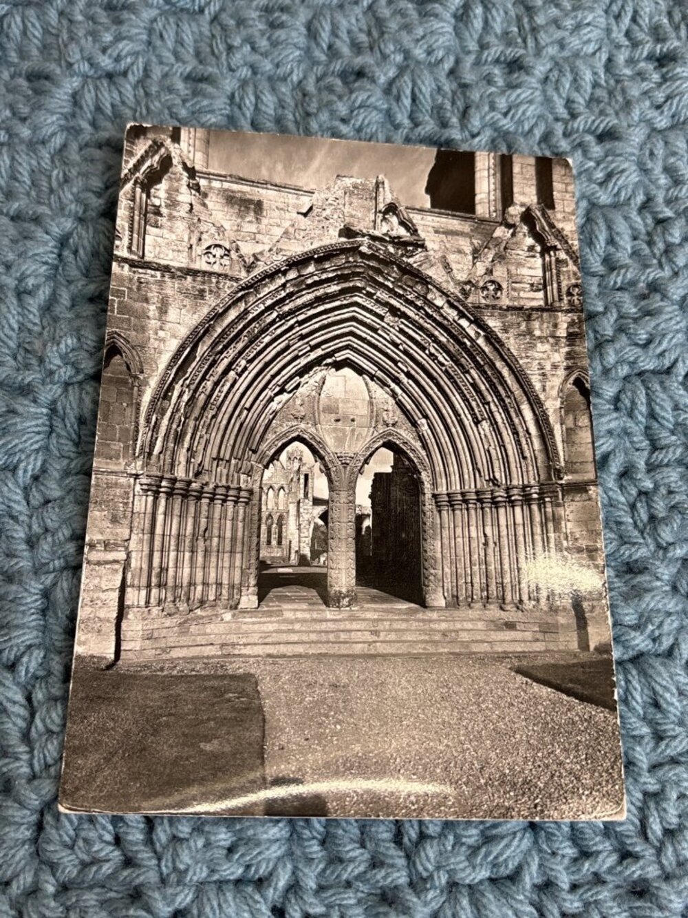 Elgin Cathedral Morayshire The Great West Portal Postcard